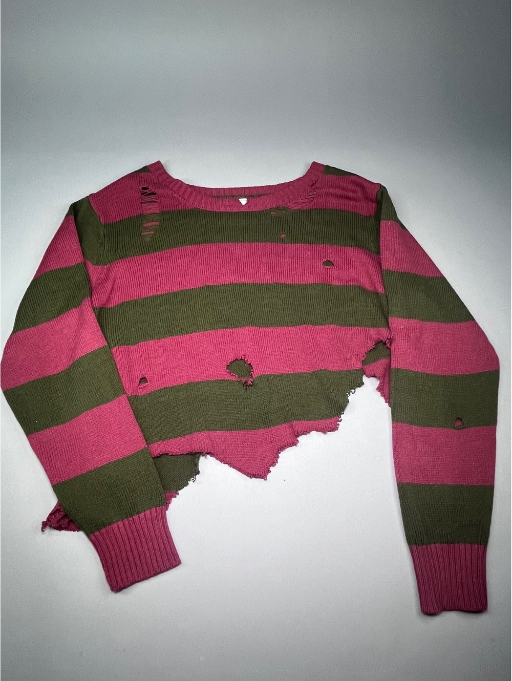 A Nightmare on Elm Street Freddy Krueger Striped Sweater 1X
